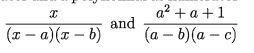 Rational Fractions