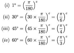 Circular measurement of angle