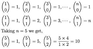Binomial coefficient