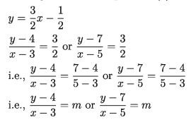 Equation of Straight Lines