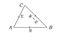 Subtraction of vectors