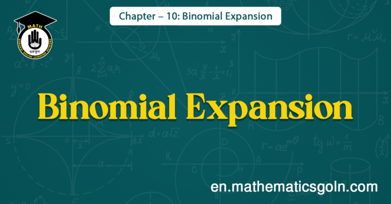 Concept of Binomial Expansion