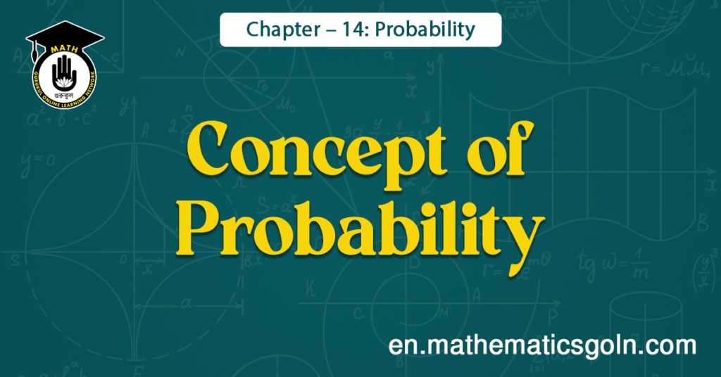 Concept of Probability
