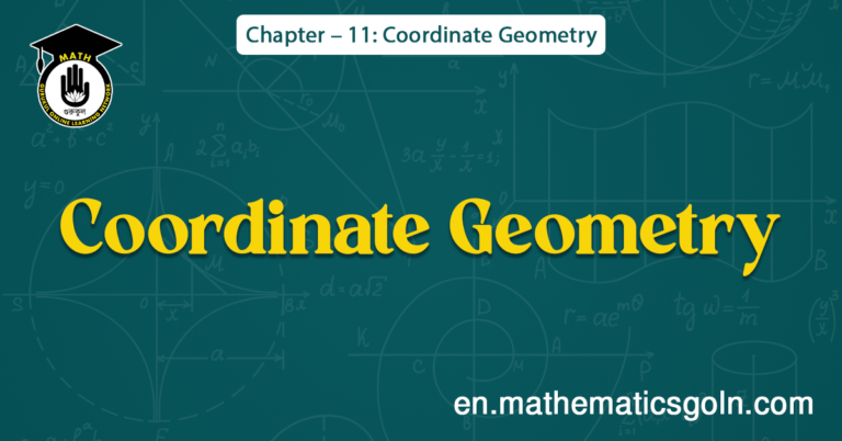 Coordinate Geometry