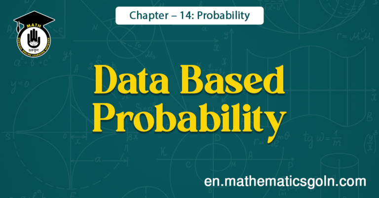 Data Based Probability