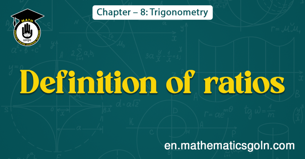 Definition of ratios