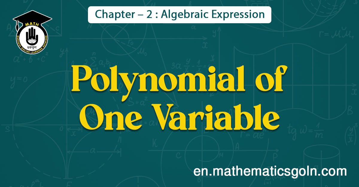 Polynomial of One Variable