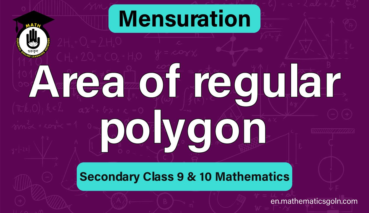 Area of regular polygon
