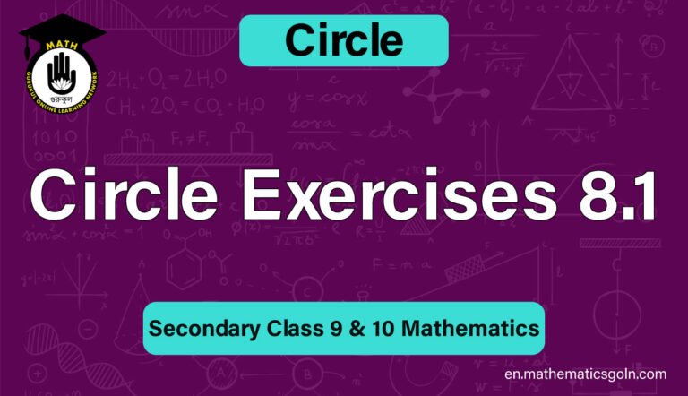 Circle Exercises 8.1