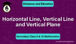 Horizontal Line, Vertical Line and Vertical Plane