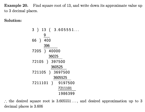 Infinite decimal fractions